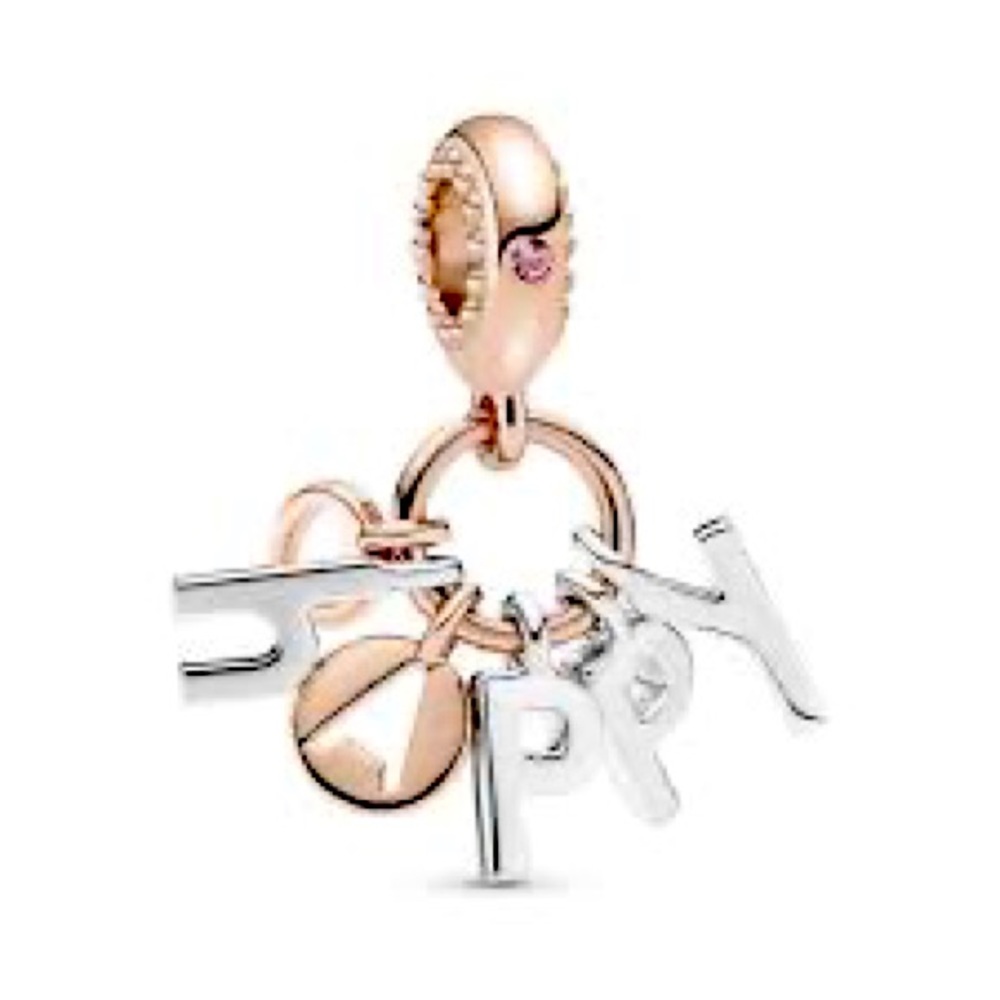 Authentic happy charm Pandora